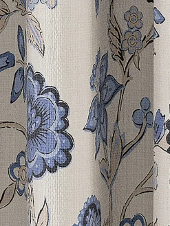 Indienne Floral Set of 2 Blackout Eyelet Curtains<Joules Sale