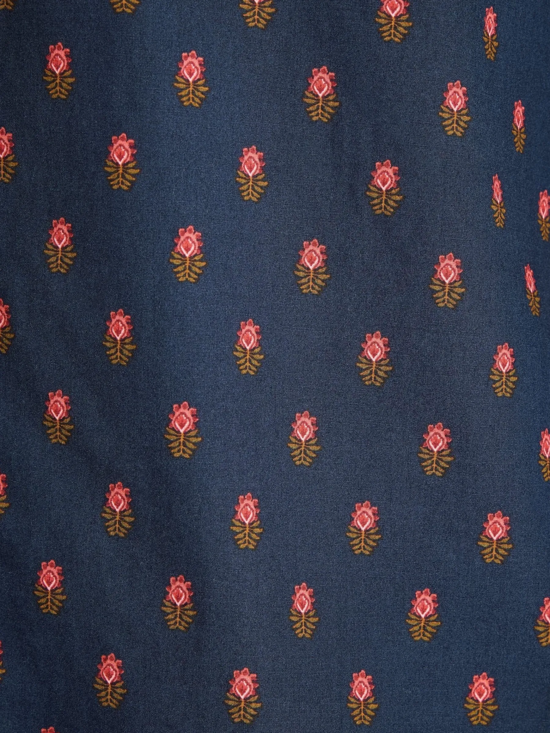 Invitation Navy Ditsy Cotton Shirt<Joules Best