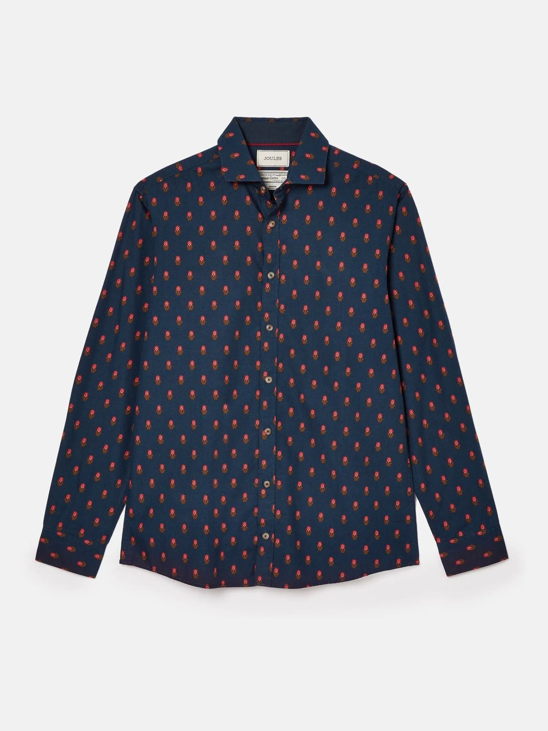 Invitation Navy Ditsy Cotton Shirt<Joules Best