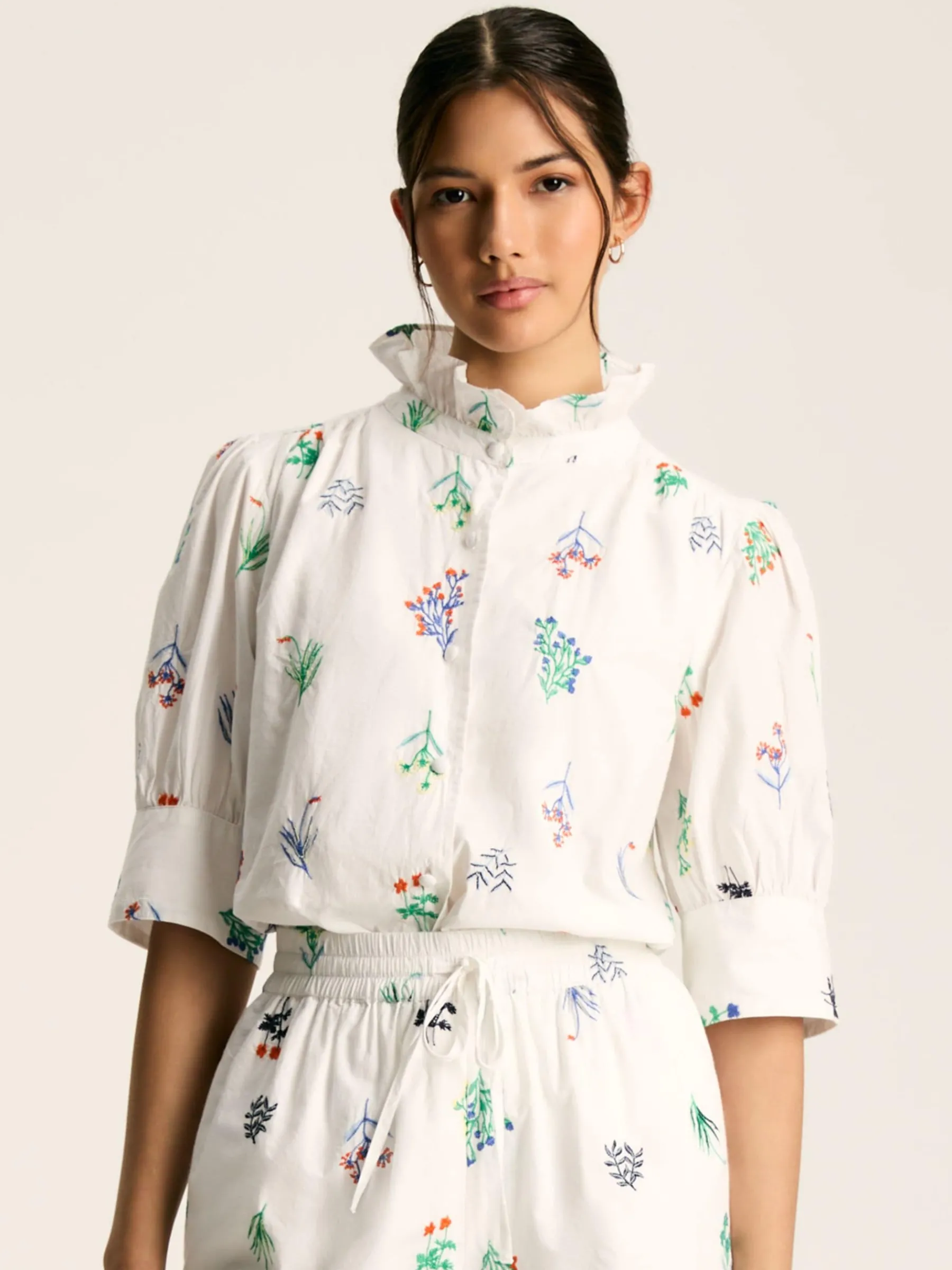 Iris Embroidered Blouse<Joules Online