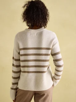 Ivy Tan Brown 100% Cashmere Jumper<Joules Online