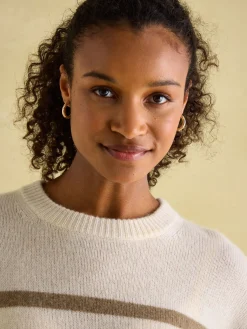 Ivy Tan Brown 100% Cashmere Jumper<Joules Online