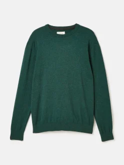 Jarvis Dark Green Crew Neck Knitted Jumper<Joules New