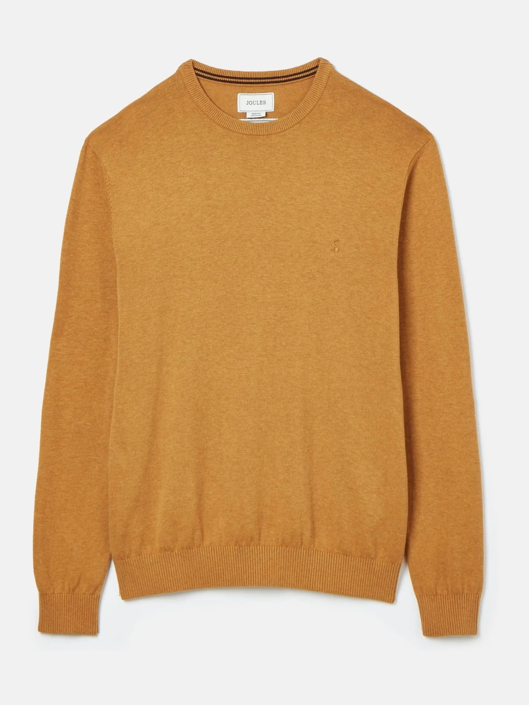 Jarvis Dark Yellow Crew Neck Knitted Jumper<Joules Hot