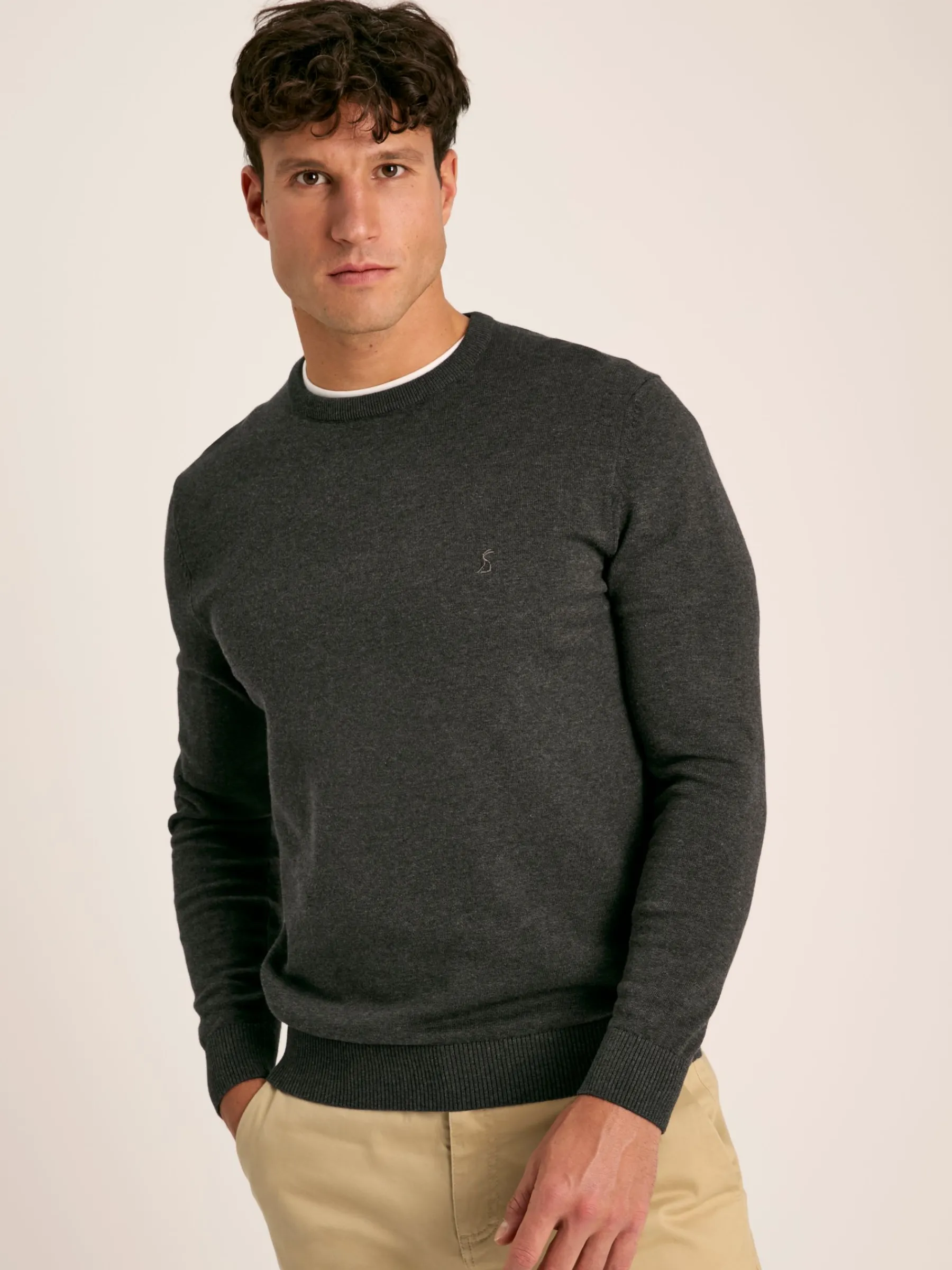 Jarvis Crew Neck Knitted Jumper<Joules Online