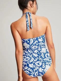 Jasmine Blue Mosaic Swimsuit<Joules Outlet