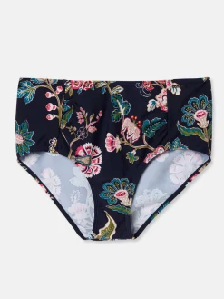 Jasmine Navy Floral Bikini Bottoms<Joules Outlet