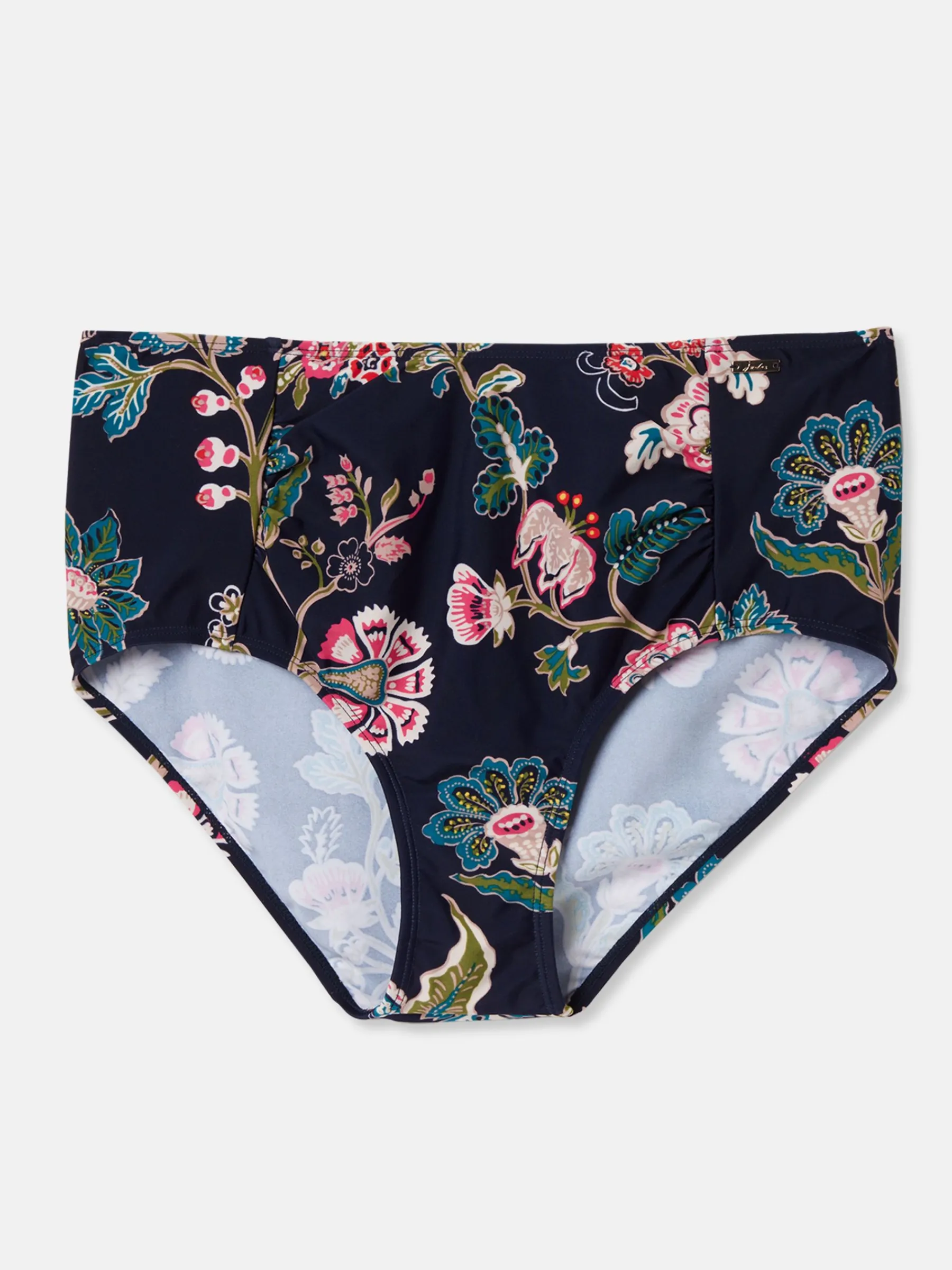 Jasmine Navy Floral Bikini Bottoms<Joules Outlet