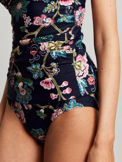 Jasmine Navy Floral Tankini Top<Joules Online