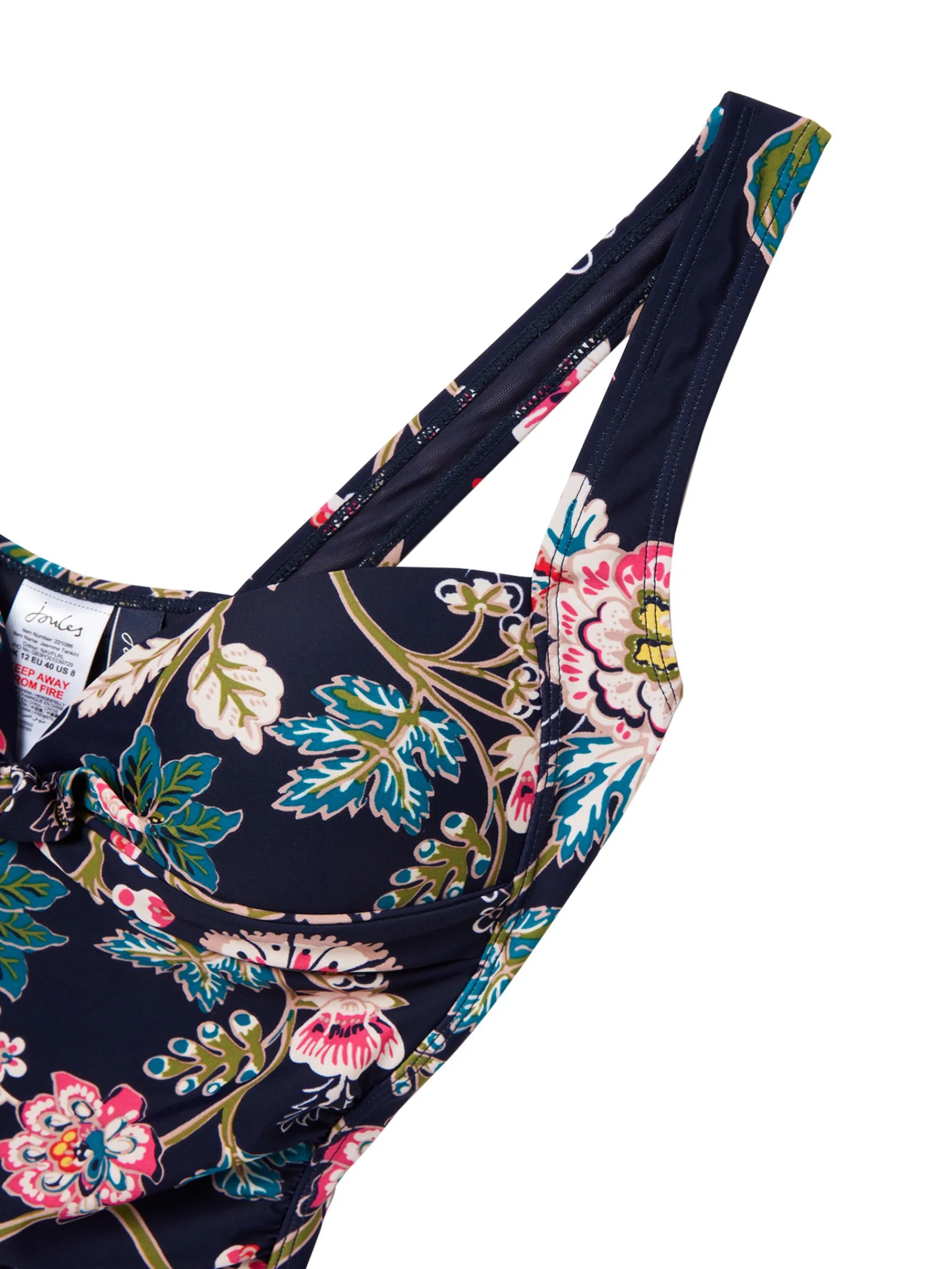 Jasmine Navy Floral Tankini Top<Joules Online