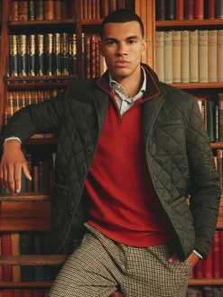 Jasper Diamond Quilted Blazer<Joules Sale