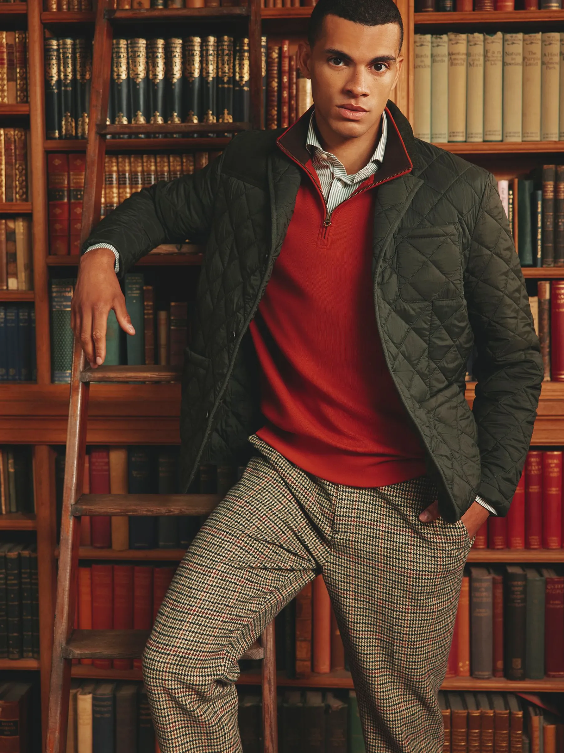 Jasper Diamond Quilted Blazer<Joules Sale