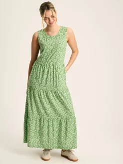 Jayne Jersey Tiered Dress<Joules New