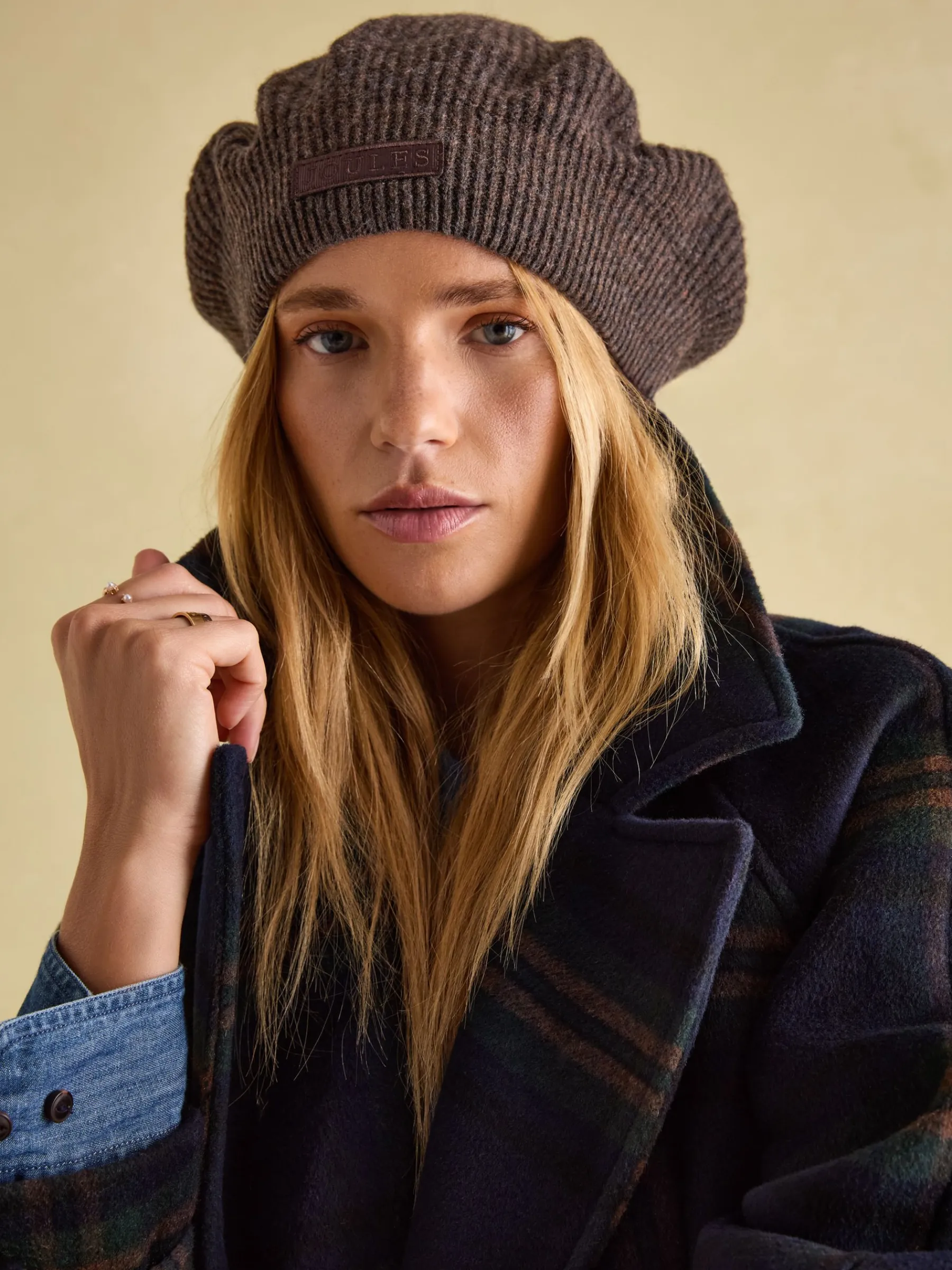 Joelle Knitted Beret<Joules Sale