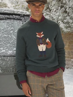 Jonty Intarsia Crew Knit Jumper<Joules Online