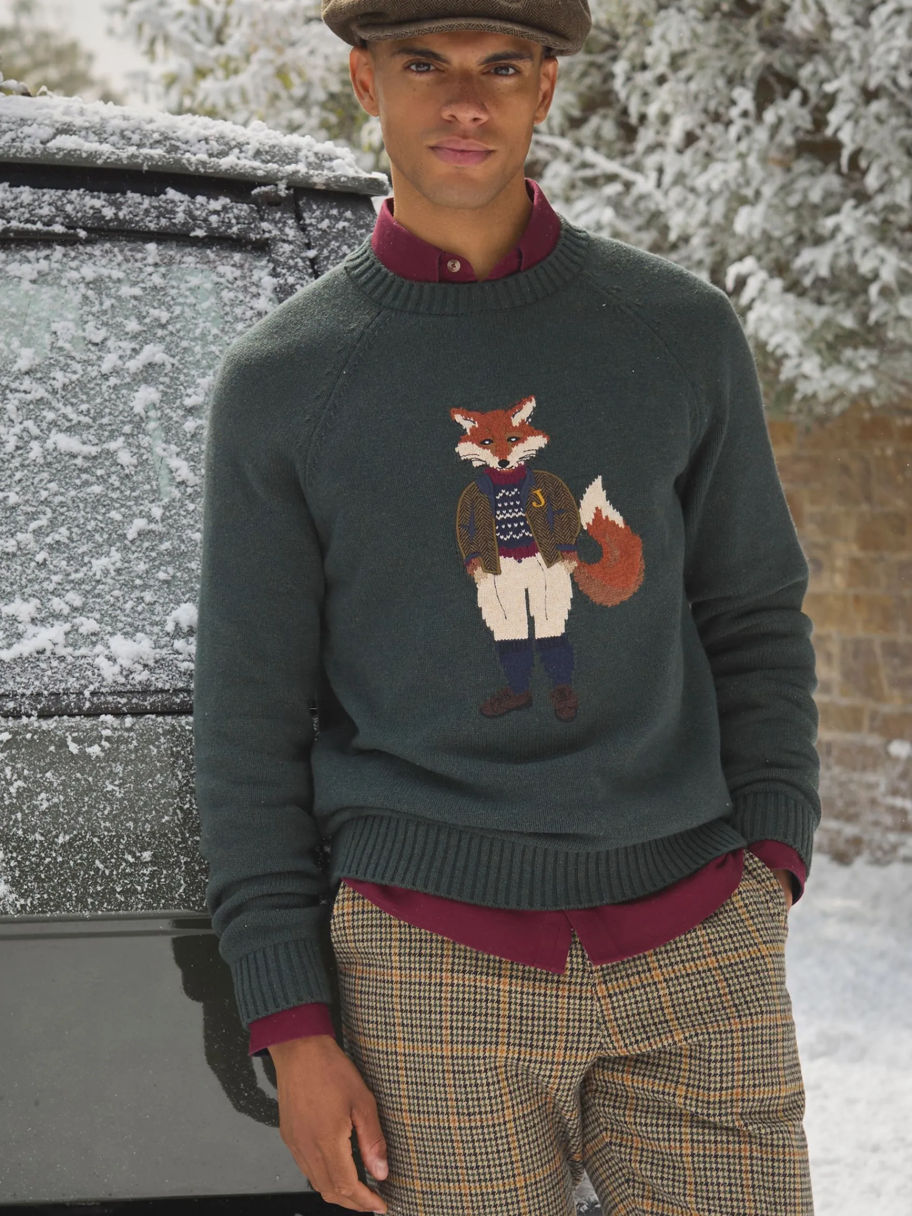 Jonty Intarsia Crew Knit Jumper<Joules Online