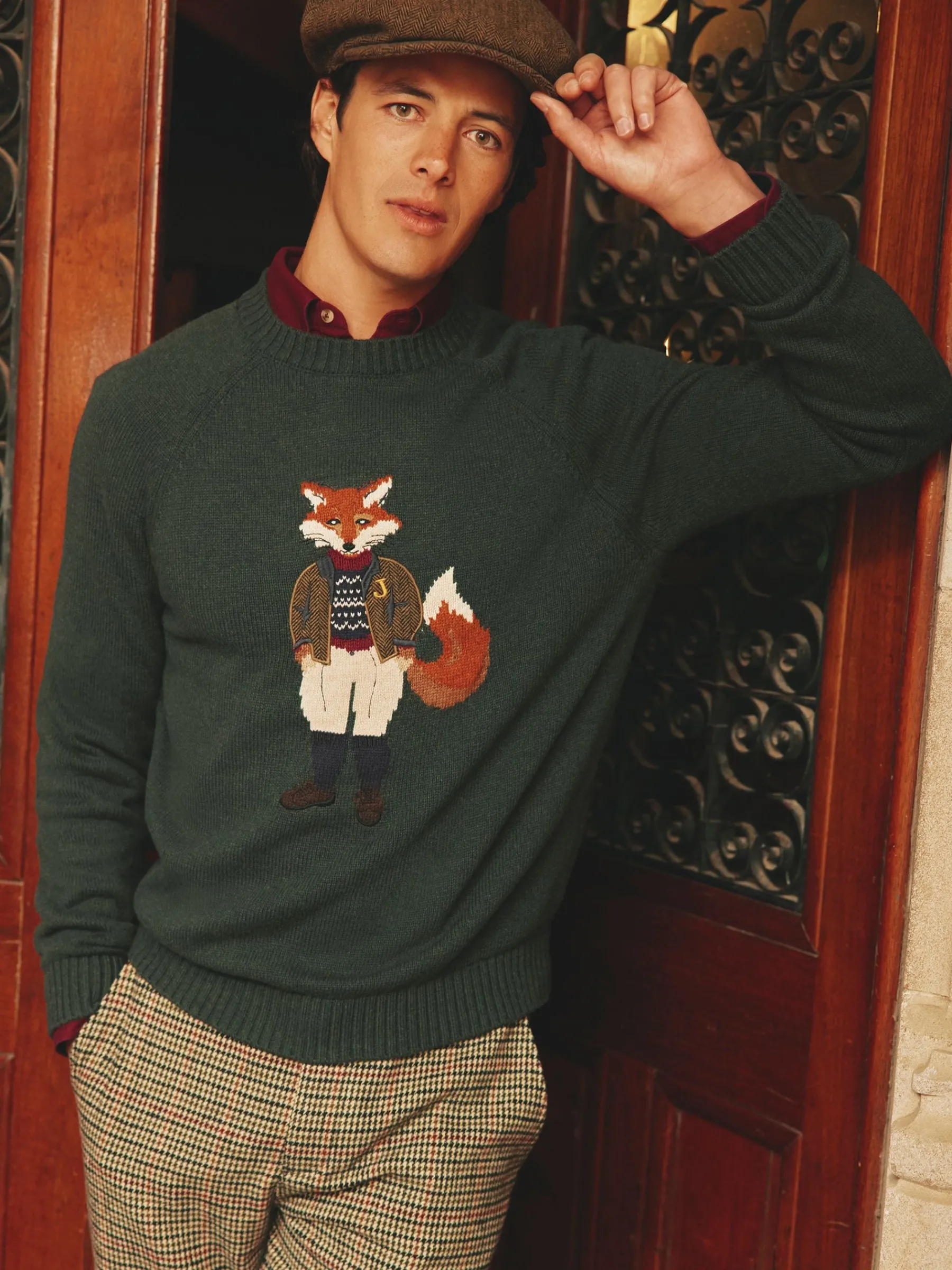 Jonty Intarsia Crew Knit Jumper<Joules Online