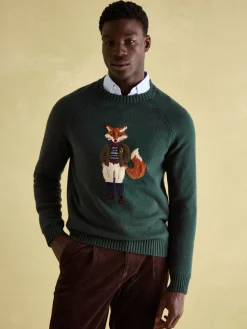 Jonty Intarsia Crew Knit Jumper<Joules Online