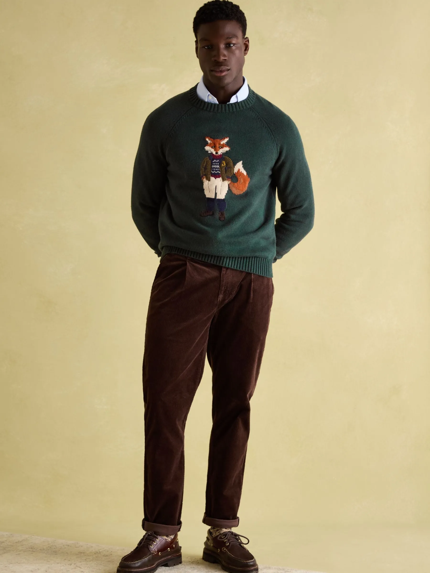 Jonty Intarsia Crew Knit Jumper<Joules Online