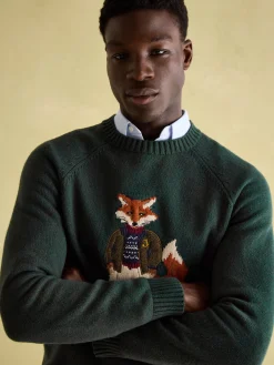 Jonty Intarsia Crew Knit Jumper<Joules Online