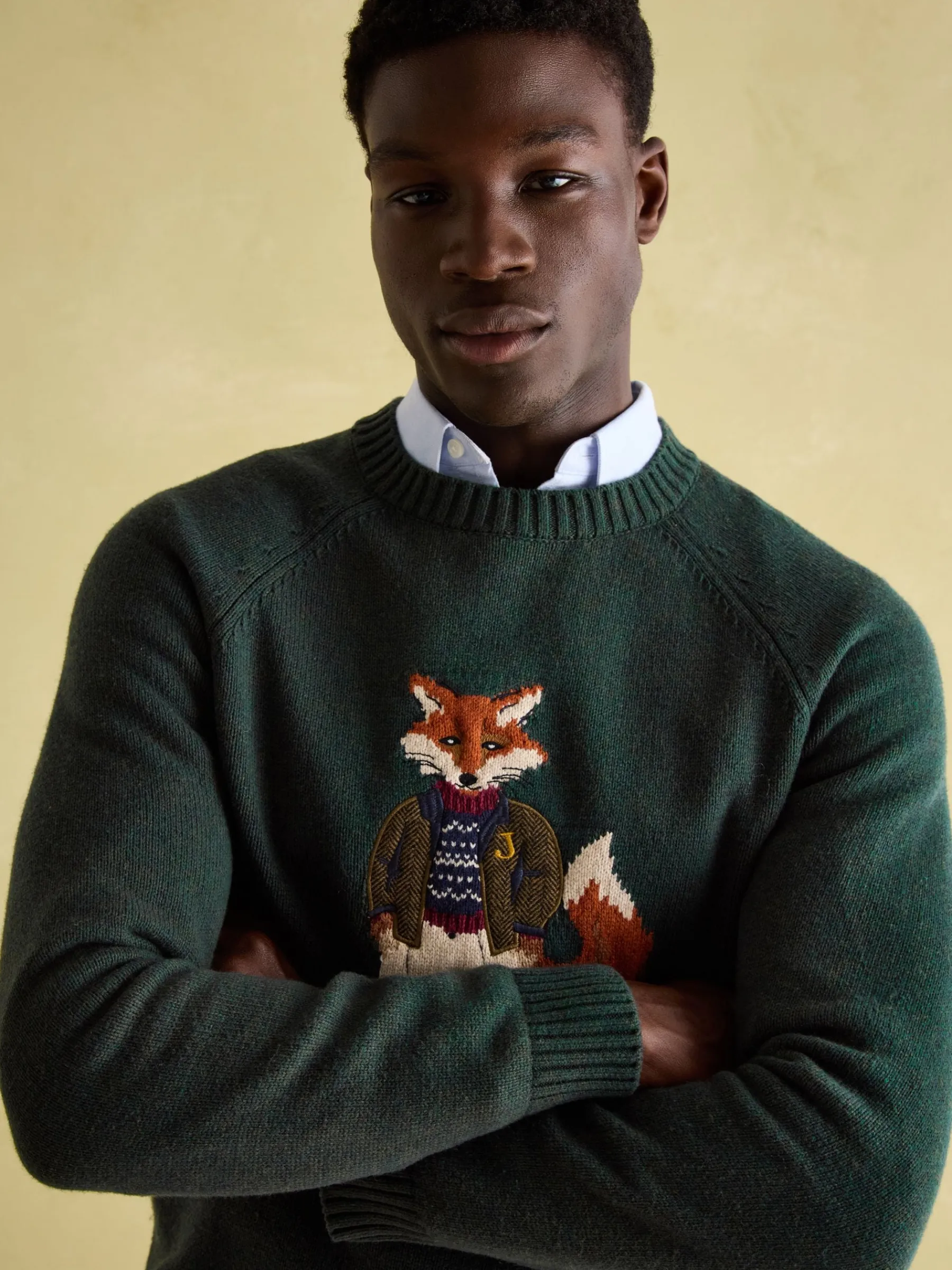 Jonty Intarsia Crew Knit Jumper<Joules Online