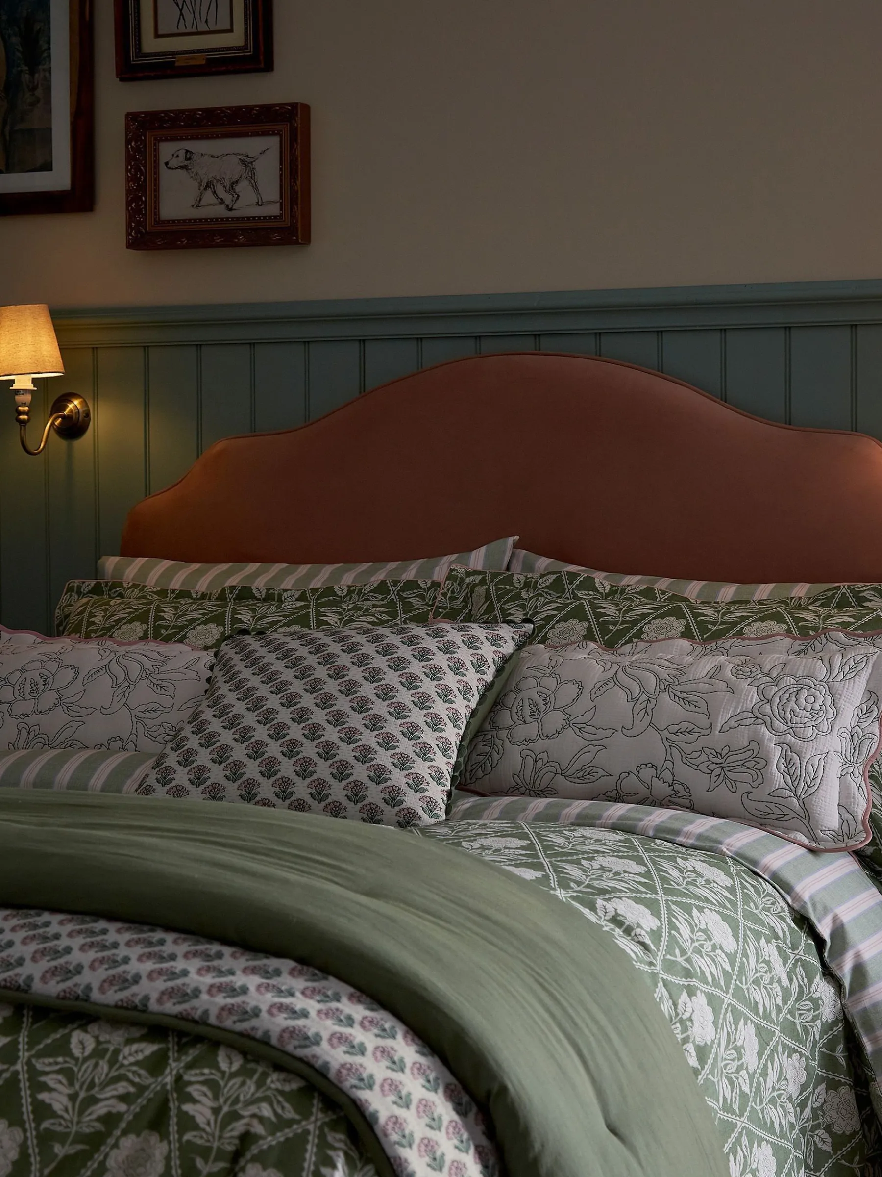 Juliette Stamp 100% Cotton Bedding Set<Joules New