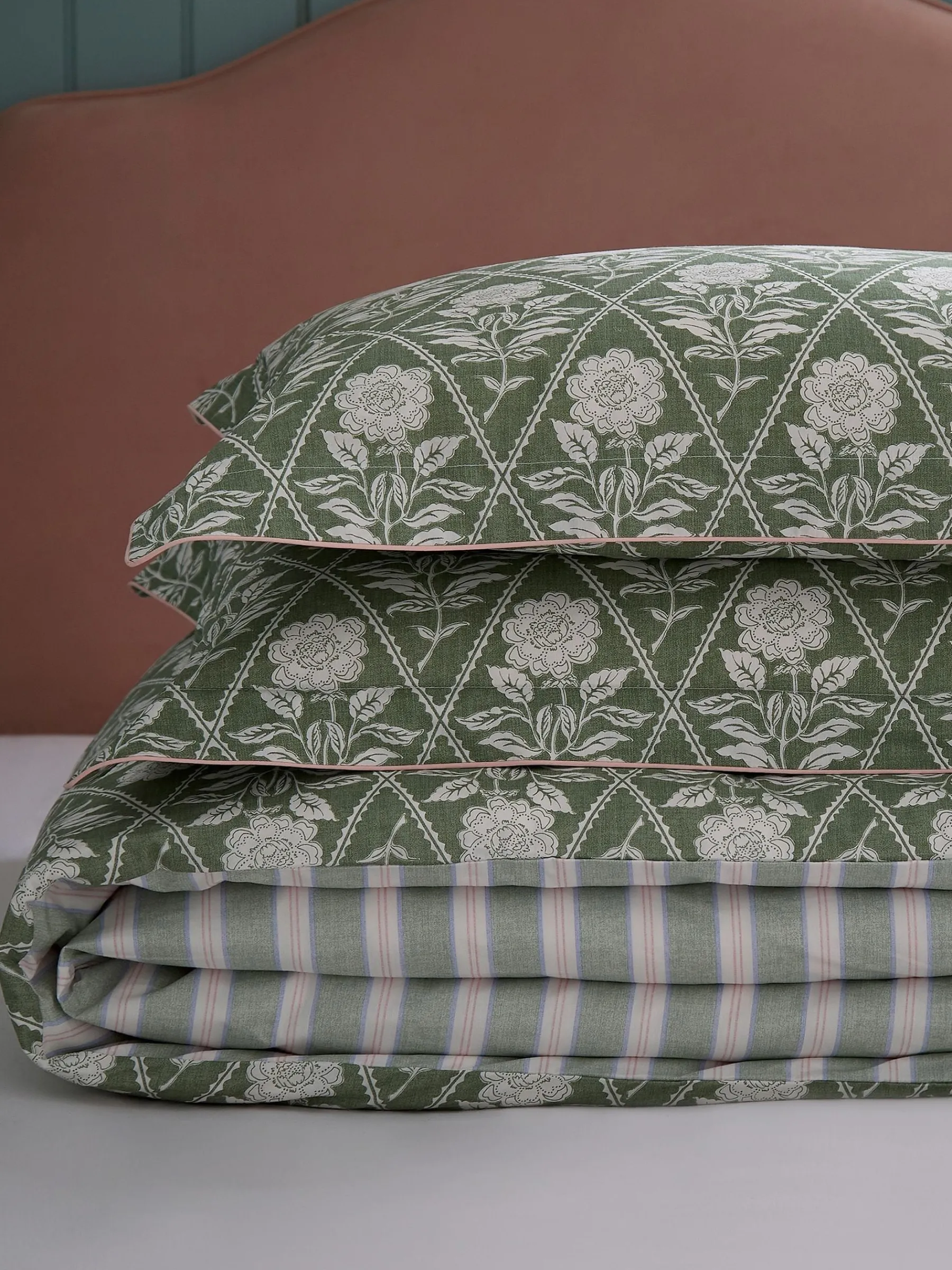 Juliette Stamp 100% Cotton Bedding Set<Joules New