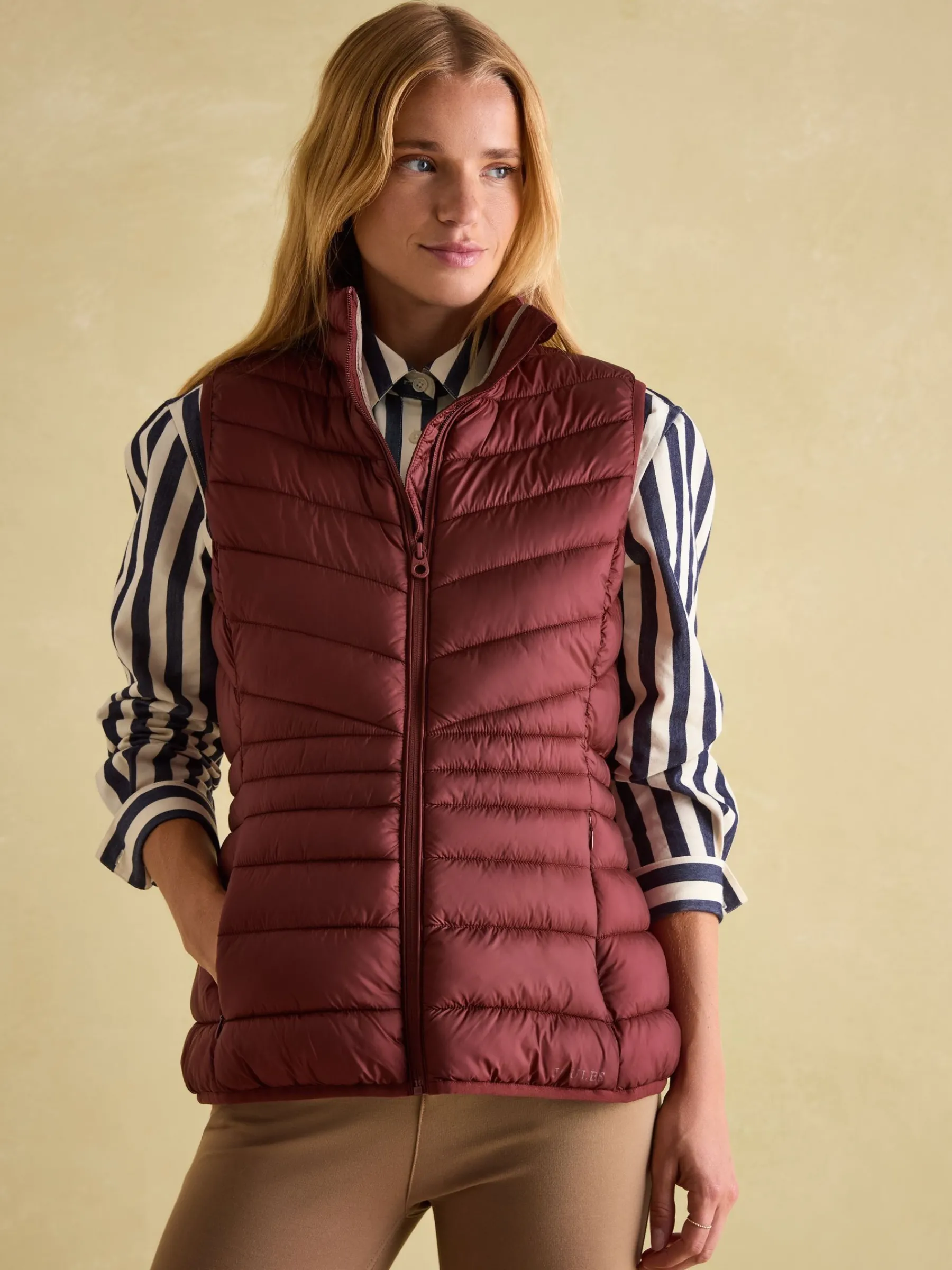 Kenley Showerproof Padded Gilet<Joules Hot