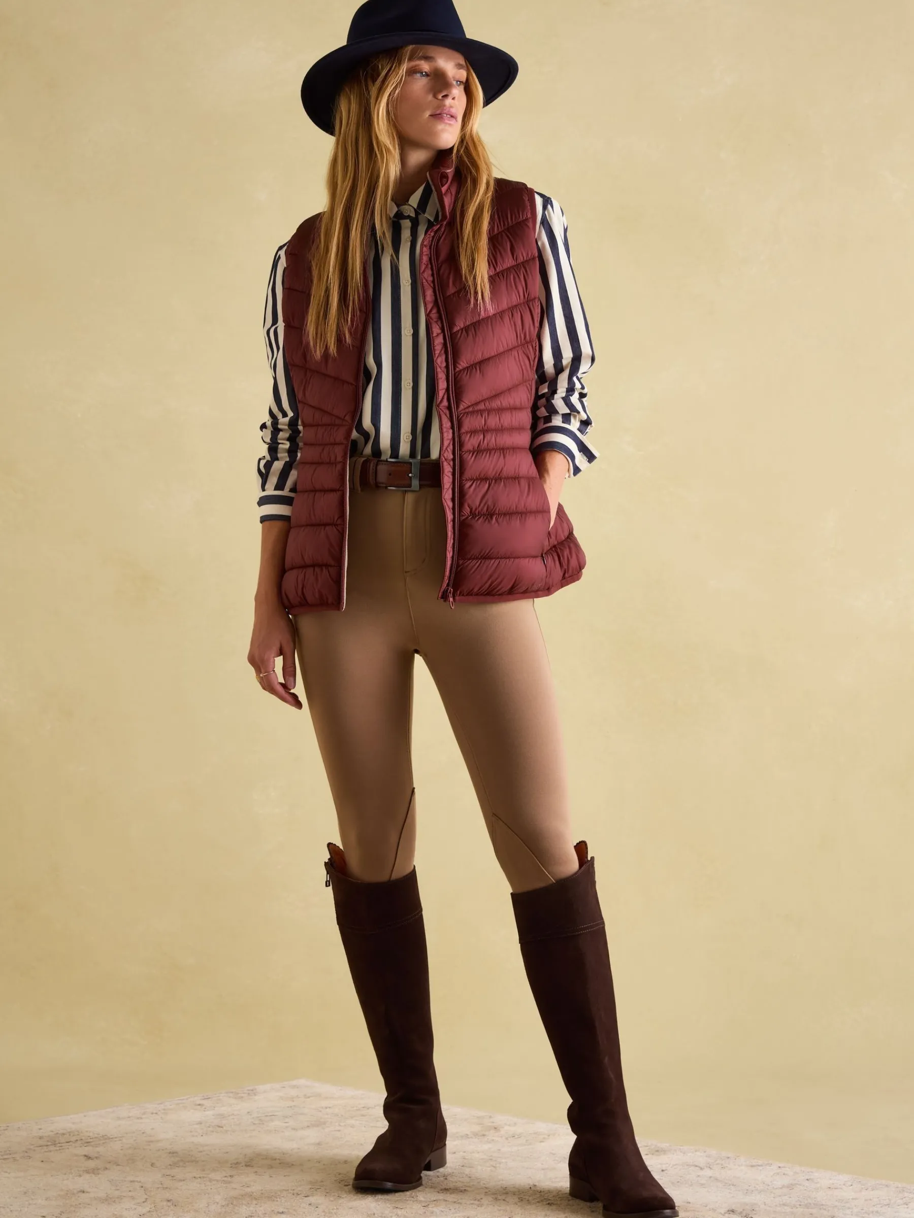 Kenley Showerproof Padded Gilet<Joules Hot