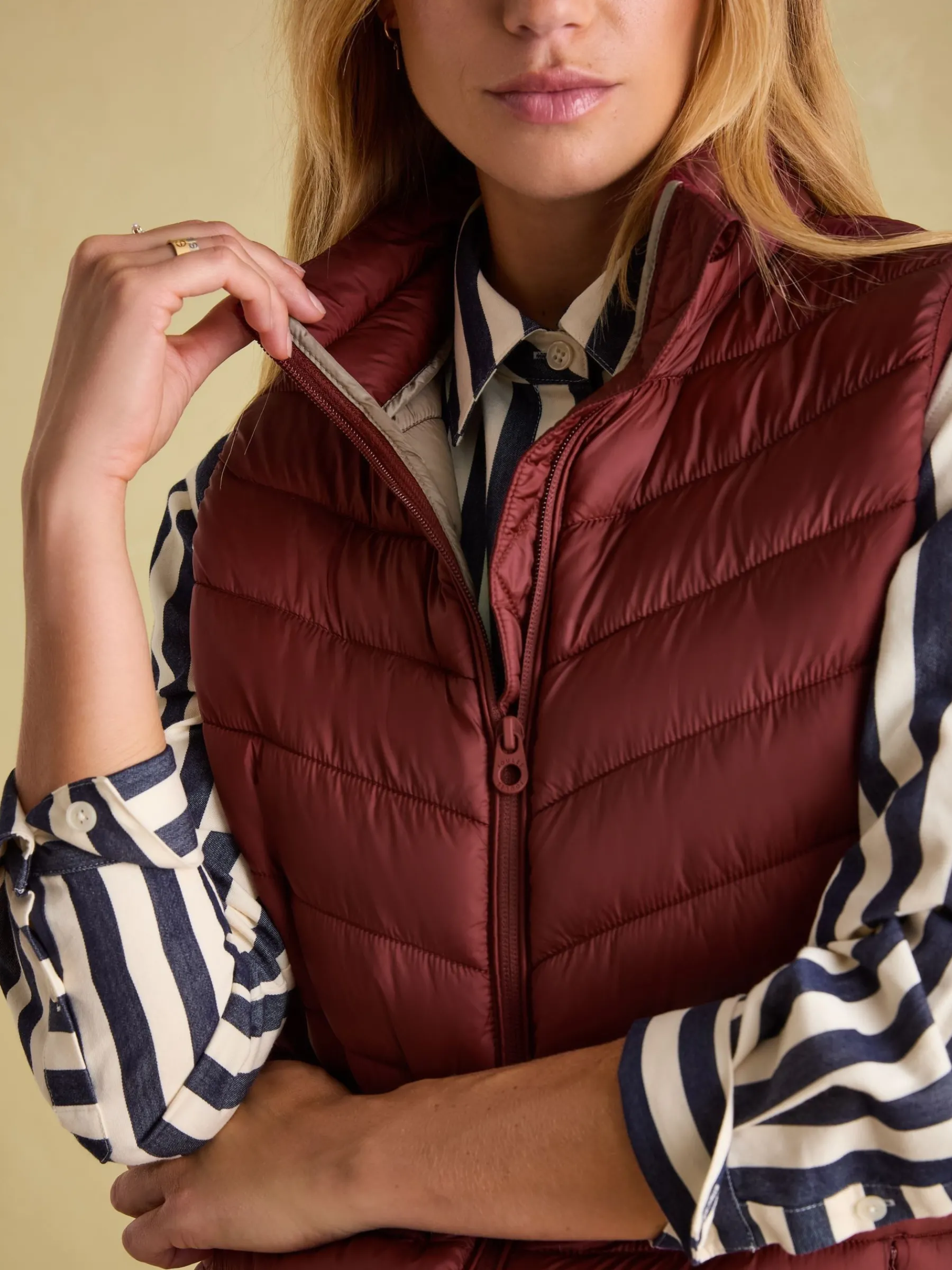 Kenley Showerproof Padded Gilet<Joules Hot