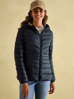 Kenley Showerproof Padded Coat with Hood<Joules New