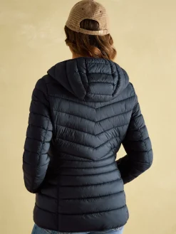 Kenley Showerproof Padded Coat with Hood<Joules New