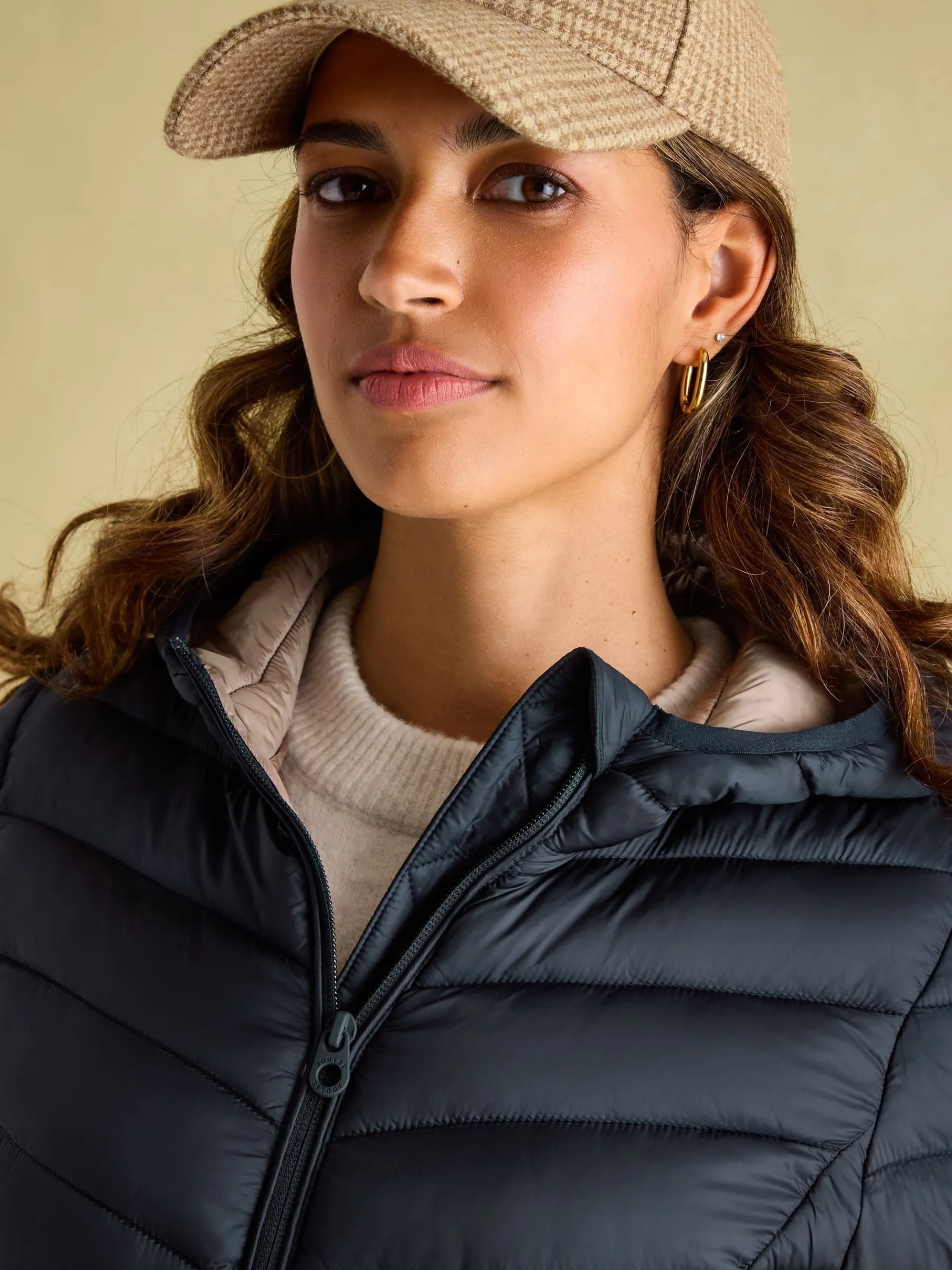Kenley Showerproof Padded Coat with Hood<Joules New