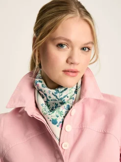 Kensington Cotton Square Scarf<Joules Online