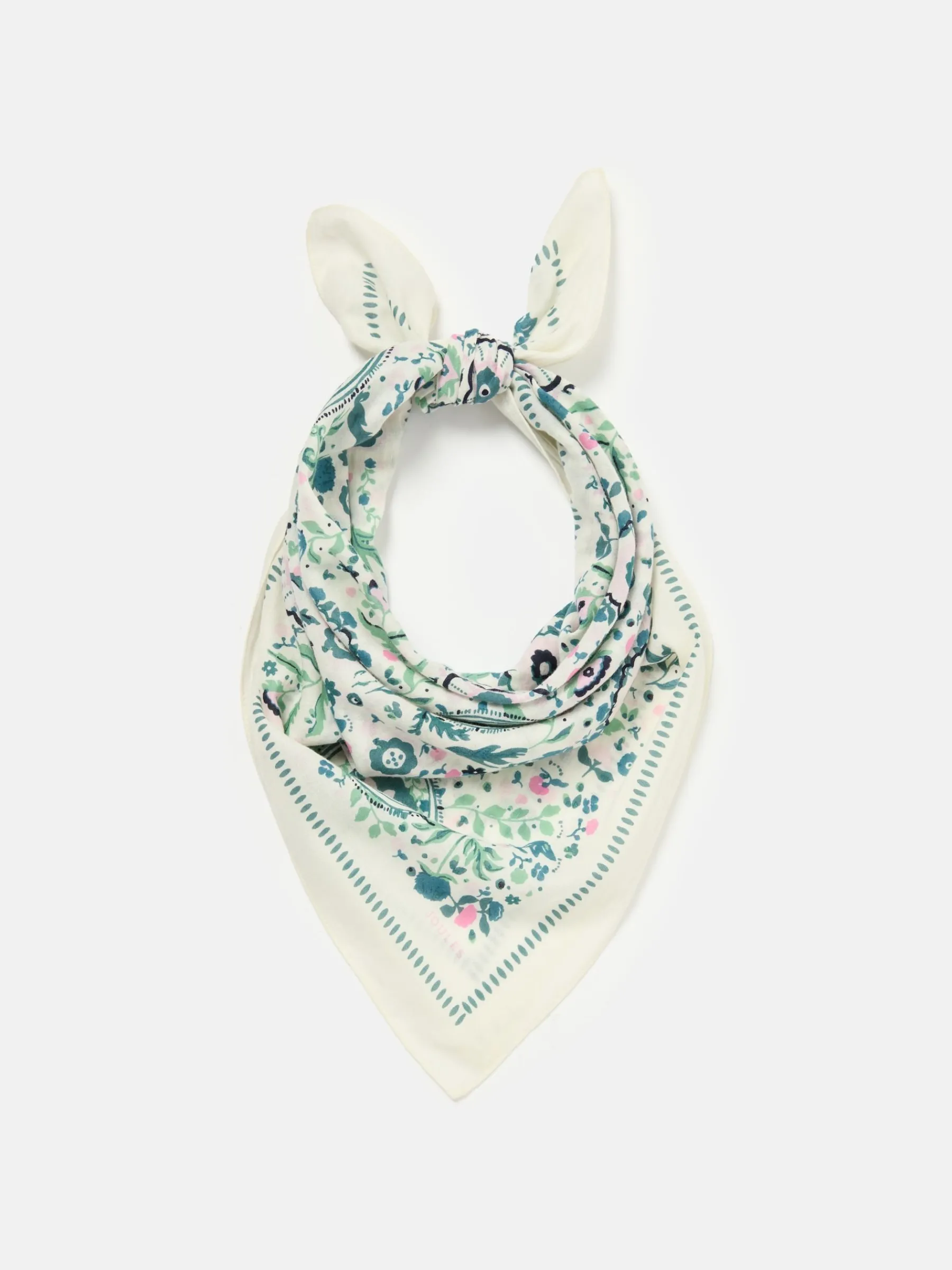 Kensington Cotton Square Scarf<Joules Online