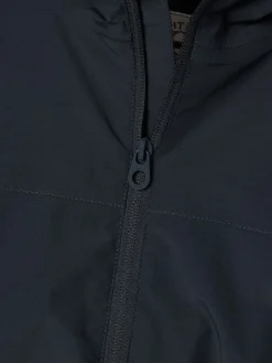 Kids' Ayston Navy Blue Waterproof Fleece Lined Raincoat<Joules Discount