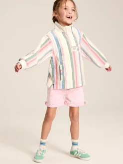 Kids' Burnham Multi Stripe Funnel Neck Sweatshirt<Joules New