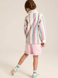 Kids' Burnham Multi Stripe Funnel Neck Sweatshirt<Joules New