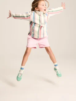 Kids' Burnham Multi Stripe Funnel Neck Sweatshirt<Joules New