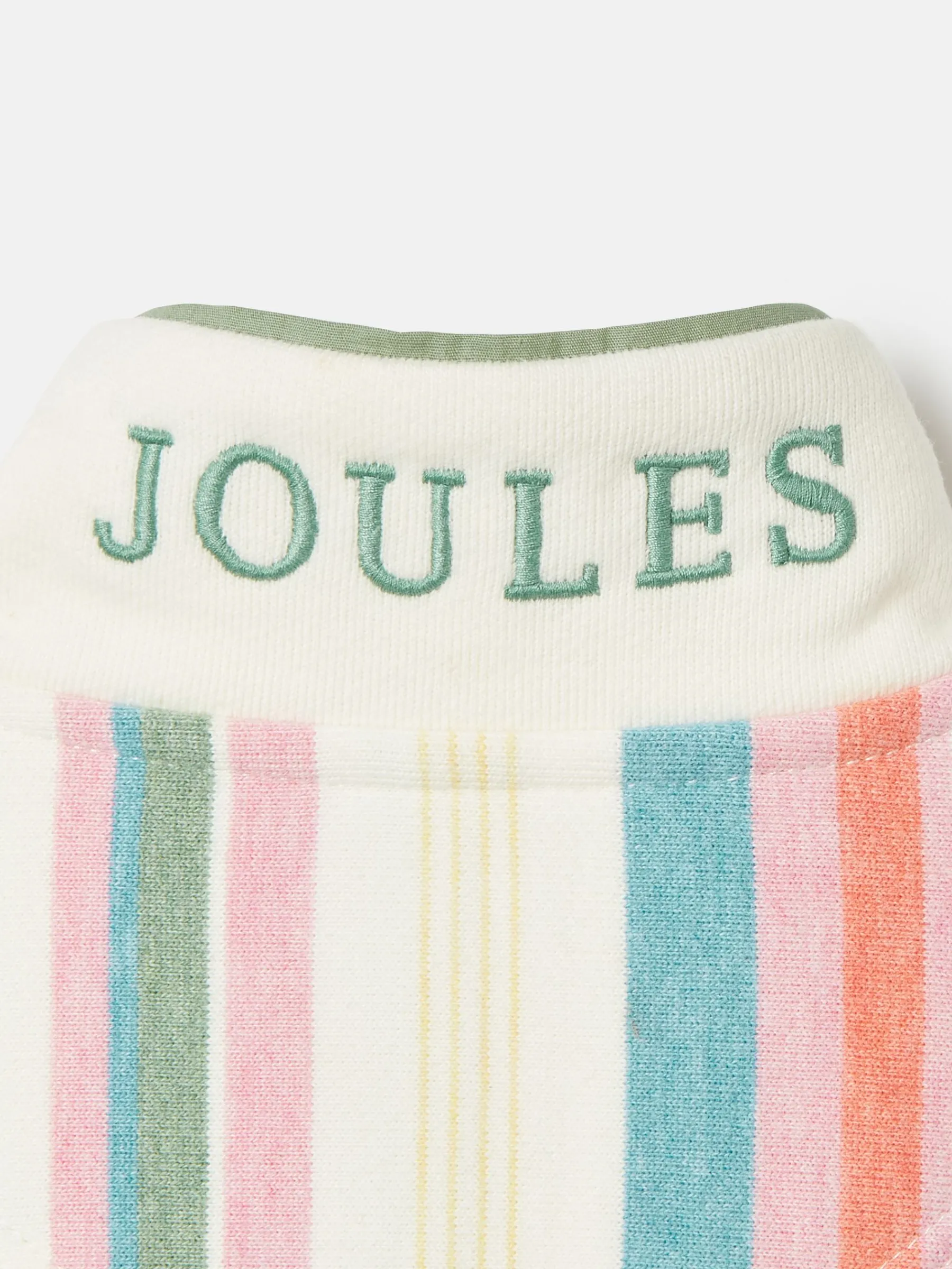 Kids' Burnham Multi Stripe Funnel Neck Sweatshirt<Joules New