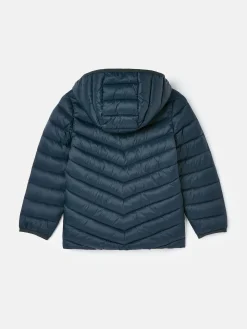 Kids' Cairn Navy Blue Showerproof Padded Coat<Joules New