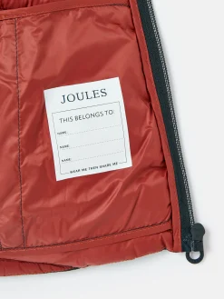Kids' Cairn Navy Blue Showerproof Padded Coat<Joules New