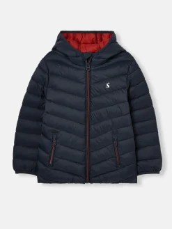 Kids' Cairn Navy Blue Showerproof Padded Jacket<Joules Best