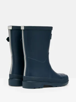 Kids' Classic Navy Blue Adjustable Wellies<Joules New