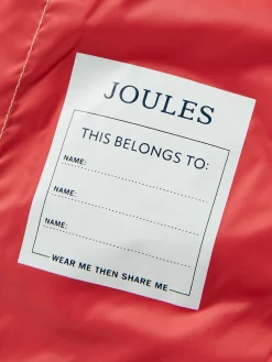 Kids' Crofton Pink Hotchpotch Showerproof Quilted Gilet<Joules Online