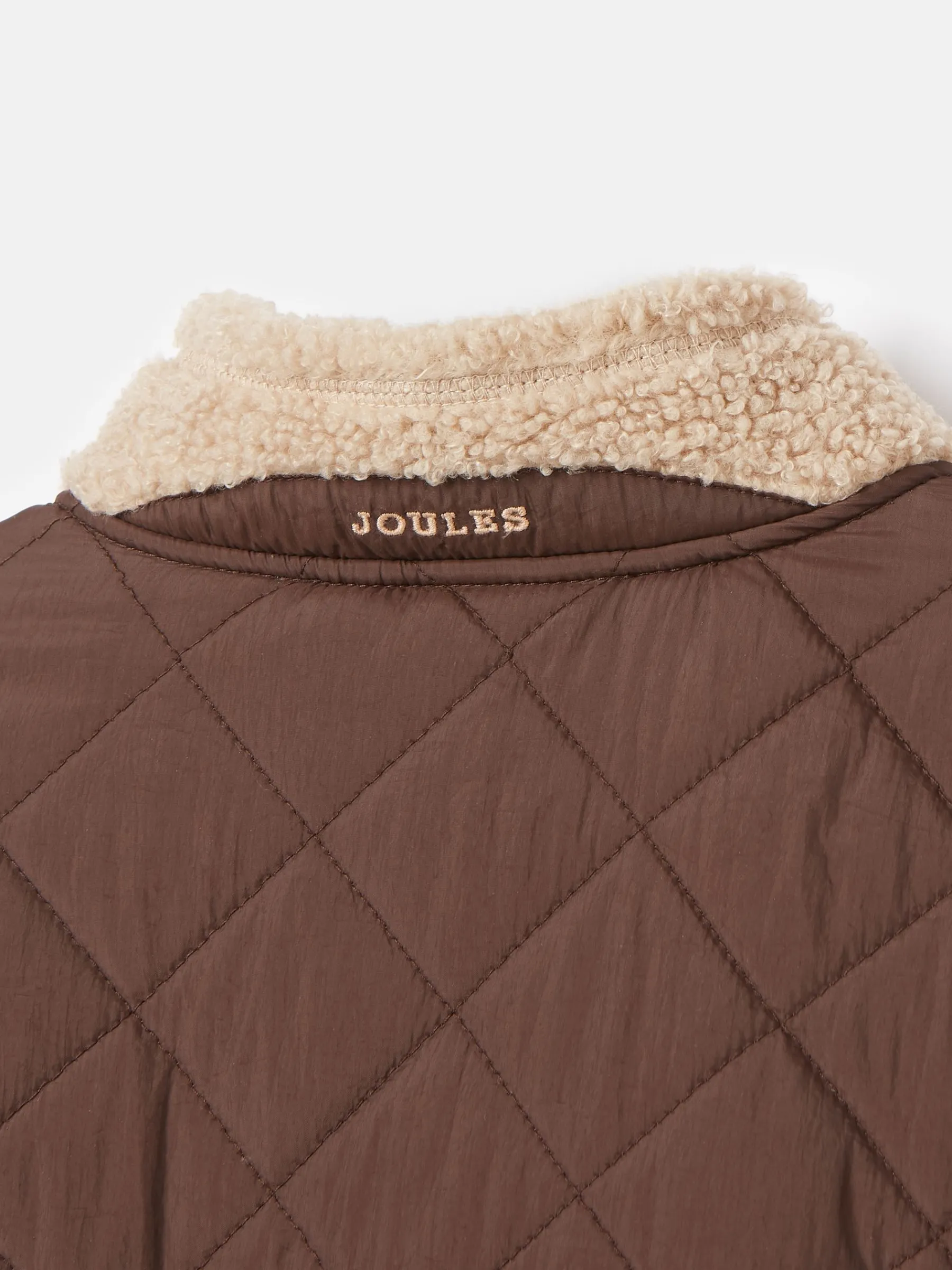 Kids' Eddington Brown & Natural Zip Through Fleece Jacket<Joules Sale