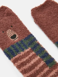 Kids' Fluffy Character Socks<Joules New