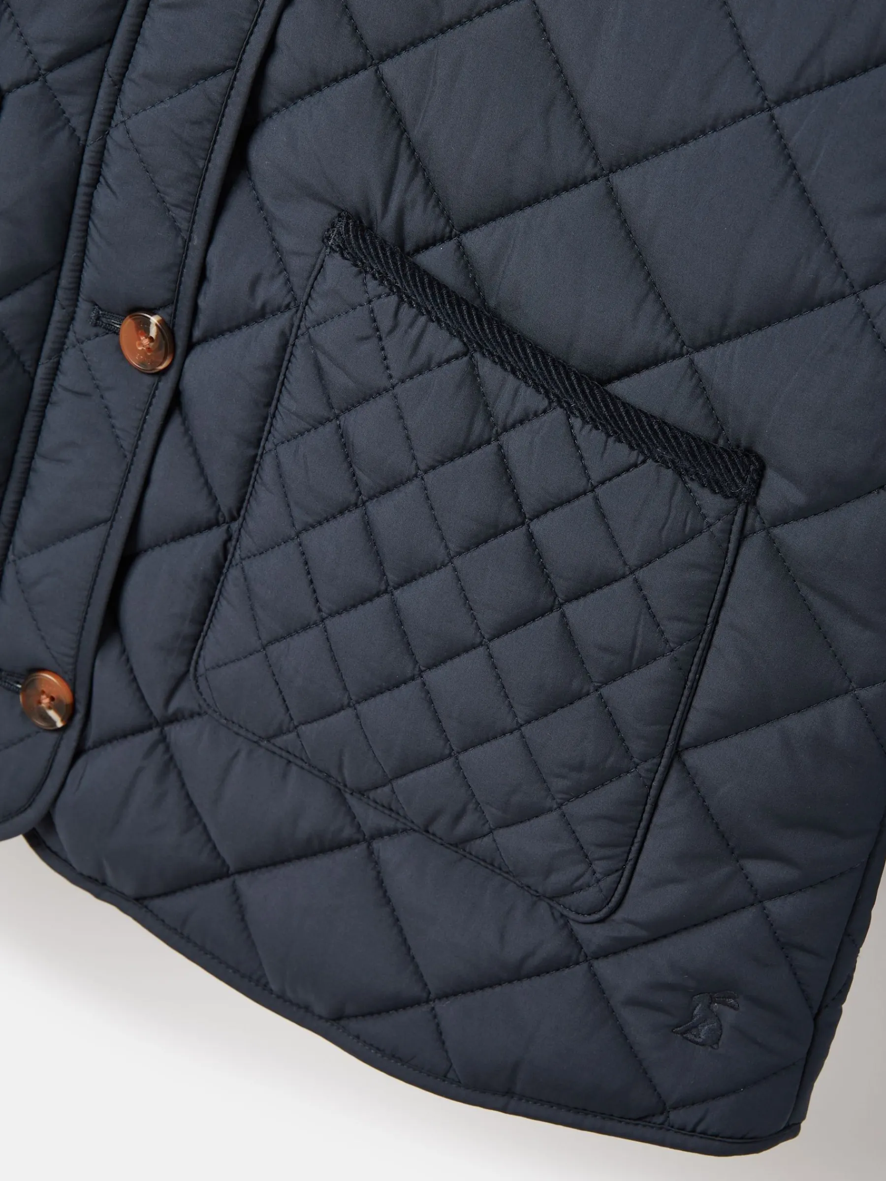 Kids' Mayberry Navy Blue Quilted Jacket<Joules