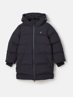 Kids' Padwell Navy Blue Waterproof Padded Coat<Joules Sale