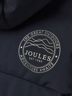 Kids' Padwell Navy Blue Waterproof Padded Coat<Joules Sale